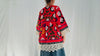 Vintage Uzbek Suzani Silk Embroidered Coat.