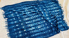 Indigo African Wrap. Tie Dye, Shibori. Shawl, Scarf. Mali. 4221