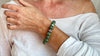 Guatemalita Beaded Bracelet. Sterling Silver. 2183