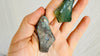 Ancient Roman Glass & Sterling Silver Earrings. 2741