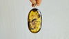 Large Amber Pendant on a Silver Chain. Handmade Sterling Silver Jewelry. 2621