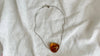 Amber Pendant on a Silver Chain. Sterling Silver. 0323. IN COMPLIANCE with Etsy Regulations.