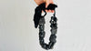 Black Multi-Strand Necklace. La Llorona. Obsidian, Lava Rock, Barro Negro.