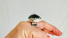 Oversized Faceted Prasiolite Cocktail Ring | Handmade Adjustable Sterling Silver | Unique Gemstone Jewelry. 4188
