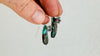 Kewa Pueblo Turquoise Earrings. Native American. Santo Domingo Pueblo. 2693