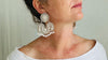 Vintage Oaxacan Filigree Earrings with Pearls. Sterling Silver.