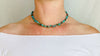 Turquoise and Sterling Necklace. 1254