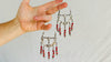 Vintage Uzbek Hoop Earrings. Bukhari Sterling Silver Earrings. 2637