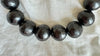 Barro Negro & Silver Necklace. Oaxacan Black Clay. Sterling Silver. 2031