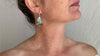 Chrysocolla and Sterling Silver Earrings. Atelier Aadya. 0620