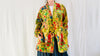 Frida Kahlo Cotton Velvet Printed Jacket. Luxe Robe. All Cotton.