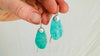 Turquoise & Silver Earrings. Handmade Sterling Silver Jewelry. Natural Sleeping Beauty Stone. 2700