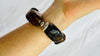 Natural Amber and Silver Beaded Bracelet. 925 Sterling. 4424