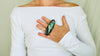 Labradorite Three Finger Ring. Adjustable Sizing. Handmade Sterling Silver. Gorgeous Flash. . . 4093
