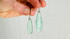 Melting Quartz Crystal Earrings. Asymmetrical Sterling Silver Jewelry. 2703