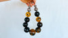 Huge Graduated Amber Round Bead Necklace. Dramatic and Gorgeous!