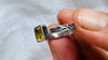 Amber Botanicals Ring. Sterling Silver. Size 7.75. AP-313