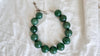 Aventurine Spheres Necklace. Sterling Silver. Adjustable. 1162