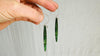 African Jade Earrings with Sterling Silver Ear-Wires. 2696