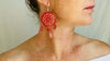 Carved Gourd Earrings. Sterling Silver. Oaxaca, Mexico. 0363
