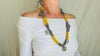 Kuchi Coin Necklace. Multistrand Beaded Jewelry. 4301