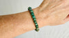 Guatemalita Beaded Bracelet. Sterling Silver. 2404