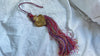 Heart Milagro & Vintage Zinacantan Tassel. Decor