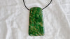 Mayan Green Jade Pendant. Hand-Carved Adze. Guatemala. 1412