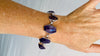 Sterling Amethyst Bracelet. 0478