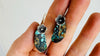 Kewa Pueblo Turquoise Earrings. Native American. Santo Domingo Pueblo. 2693