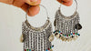 Vintage Uzbek Bukhara Silver Earrings. 2533