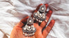 Vintage Oaxacan Filigree Earrings With Pearl. Sterling Silver. Mexico. Frida Kahlo. s/n