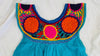 Mexican Embroidered Dress. Chiapas. XS-L. 0048