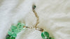 Fluorite Necklace with Amethyst Cicada. Handmade Sterling Silver Jewelry.