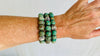 Trio of Guatemalita Bracelets. Beaded with Sterling Silver. Mayan Jewelry. Handmade Gift for Her.