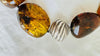 Dramatic Amber Necklace. Antique Sterling Silver Beads. Maximalist Designer Jewelry. 2390