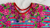 Vintage Totonicapan Huipil. Hand-Woven & Embroidered. Ikat. 4318