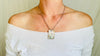Abalone Necklace. Kewa Pueblo. Sterling Silver Pendant. Native American Jewelry. 2629