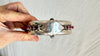 Sterling Silver and Garnet Indian Bangle. 1018