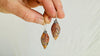 Jasper Leaf Earrings. Sterling Silver Handmade Jewelry. Atelier Aadya. 2254