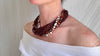 Carnelian Necklace with Ancient Beads. Multi Strand. 1387