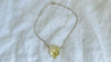 Citrine & Silver Pendant Necklace. Sterling Silver. 2307