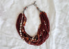 Carnelian Necklace with Ancient Beads. Multi Strand. 1387