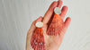 Orange Clam & Sterling Silver Earrings. Handmade Sterling Silver Jewelry.2695
