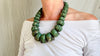 Mayan Guatemalita Jade Graduated Choker Necklace. Guatemalan.