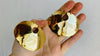 Gold Plated Hoop Earrings. Sterling Silver. Atelier Aadya. 0442