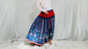 Vintage Banjara Skirt. Hand-Embroidered Drawstring Skirt. 4313