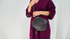 Vtg Moroccan Leather Purse. Adjustable Strap. Handmade in Morocco. 4328