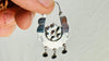 Mazahua Flower Earrings. Sterling Silver. Arracadas. Mexico. Frida Kahlo. 2790