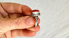 Antique Coral and Sterling Ring from Rajasthan, India. Size 8.5 1066